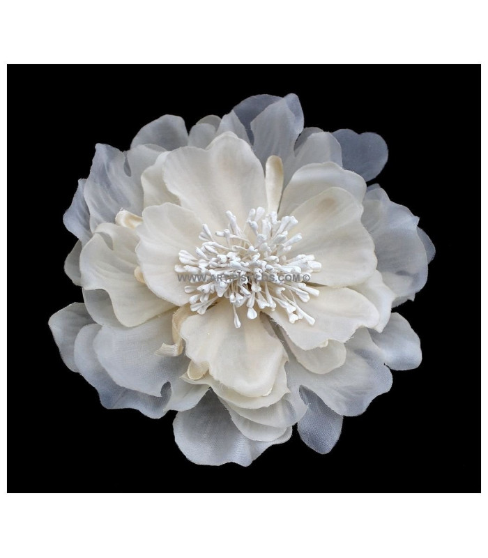FLOR DE TELA "RUNA" 14 cm