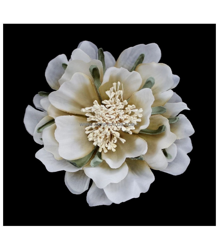 FLOR DE TELA "RUNA" 14 cm