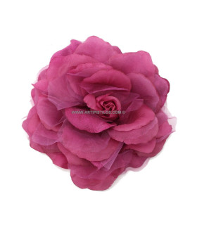 Flor De Tela "vega" 20 Cm Buganvilla - broche