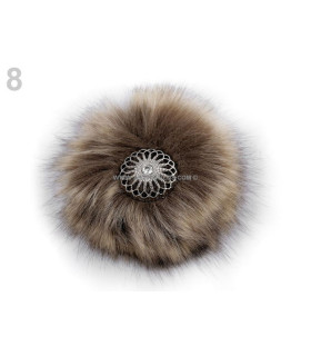 Broche Decorativo 7 - 10 Cm Marrom Claro (s/foto) - costura