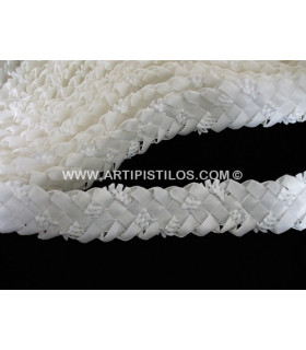 Trenza Racello Aida 32 Mm. Blanco 1 Metro De Largo X 32 Mm. De Ancho - colores para