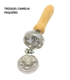 Troquel Camelia Pequeño S/foto 3 Cms Diametro X 0.5 Cms. - flores de tela