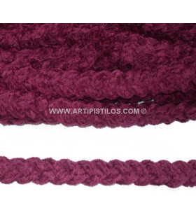 Racello Chenilla Mini Burdeos 1 Mt. X 20 Mm. - tocados para