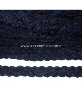 Racello Chenilla Mini Azul Marino 1 Mt. X 20 Mm. - tocados para