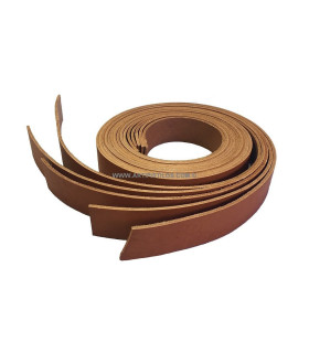 Tira De Cuero Para Cinturones Marron Claro (s/foto)