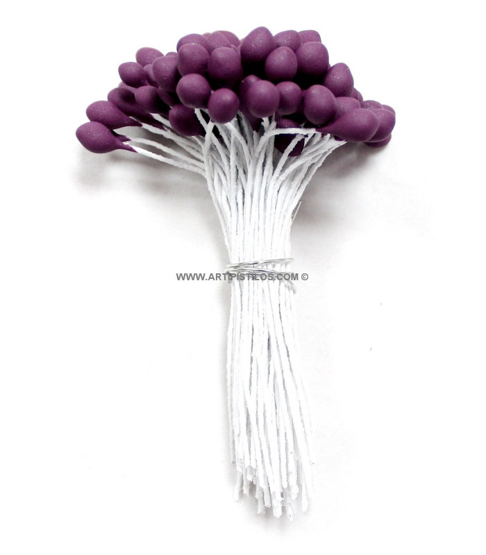 PACK 90 PISTILS MATT 5 MM. DIAMETER WIRE STEM