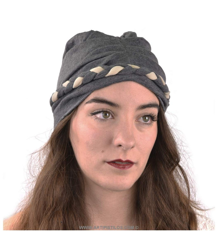TURBANTE CON CINTA TRENZADA