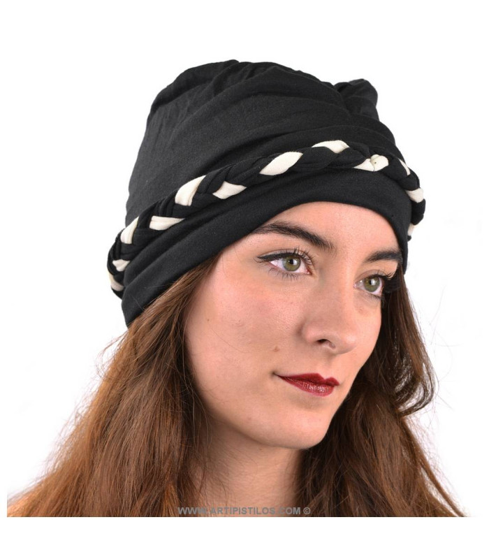TURBANTE CON CINTA TRENZADA