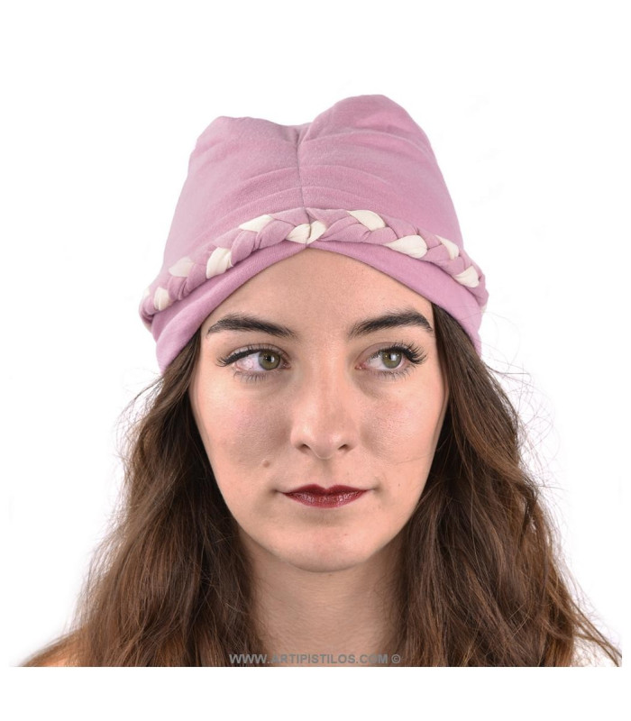 TURBANTE CON CINTA TRENZADA