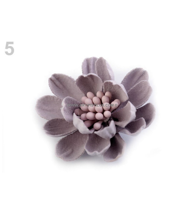 FLOR DE TELA CON PISTILOS