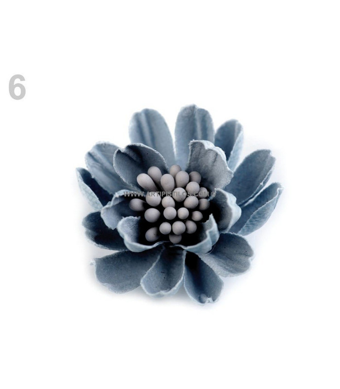 FLOR DE TELA CON PISTILOS
