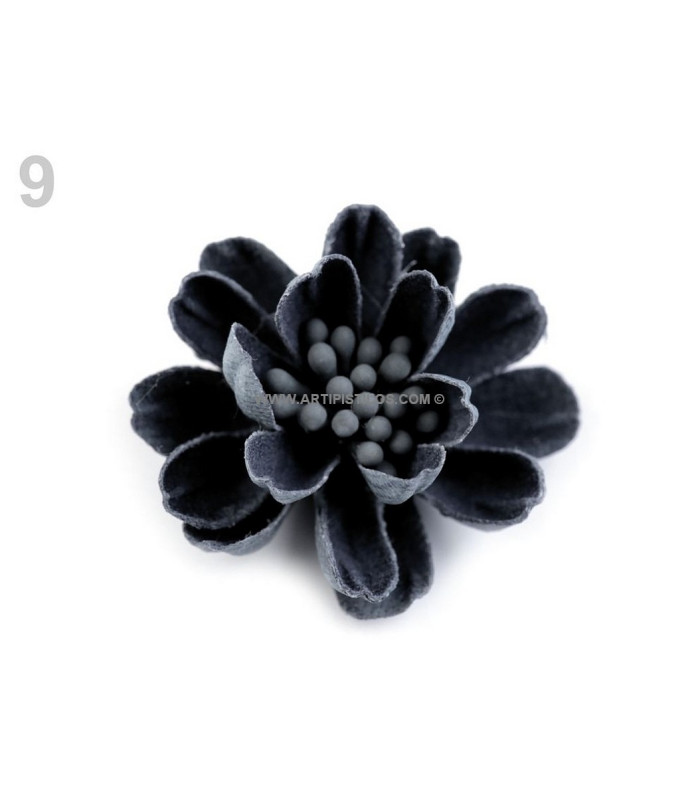 FLOR DE TELA CON PISTILOS