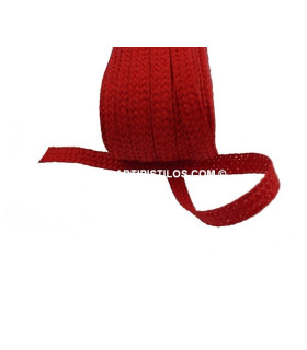 Raffia Braid 9 Mm. Rojo 1 Metro De Largo X 9 Mm. De Ancho - colores para