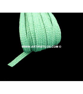 Raffia Braid 9 Mm. Verde 1 Metro De Largo X 9 Mm. De Ancho - colores para