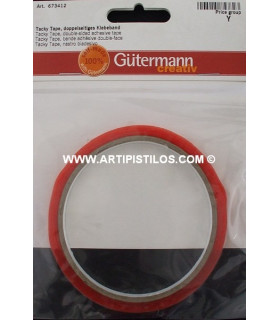 DOUBLE SIDED ADHESIVE TAPE 6 MM.