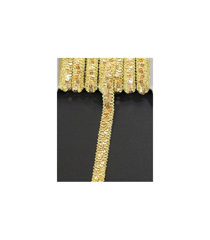 SEQUINS RIBBON BIAS