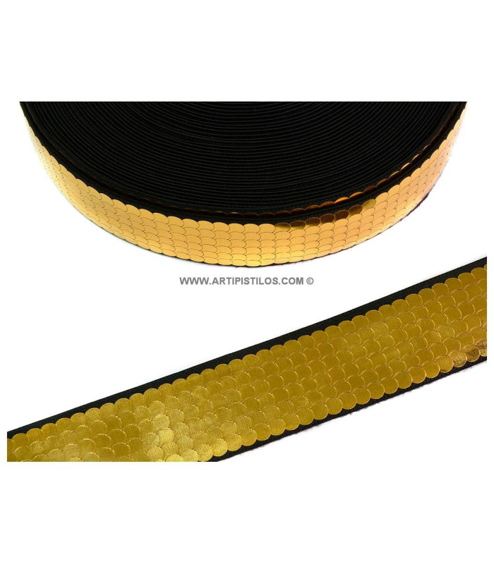 Elastic rubber for belts 34 mm
