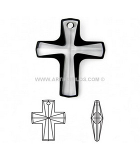 CRUZ DE CRISTAL DE SWAROVSKI 20 X 16 MM.