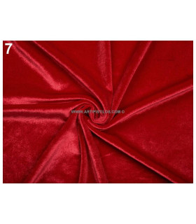 Tela De Terciopelo Elastica Rojo 1 Mt X 160 Cm - color
