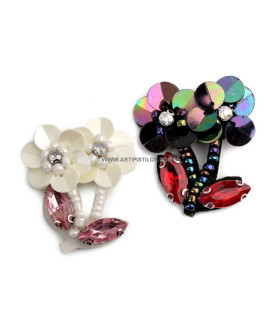 Application sequins 3 x 3.5 cm