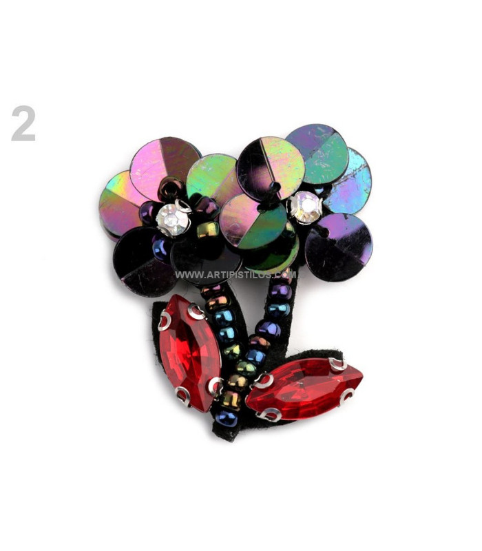 Application sequins 3 x 3.5 cm