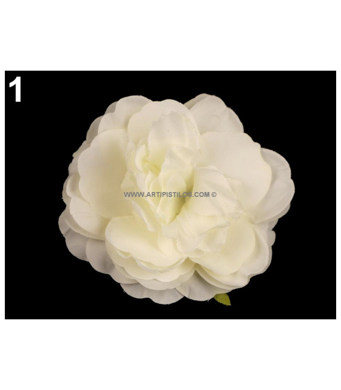 ROSA DE TELA 6,5 CM
