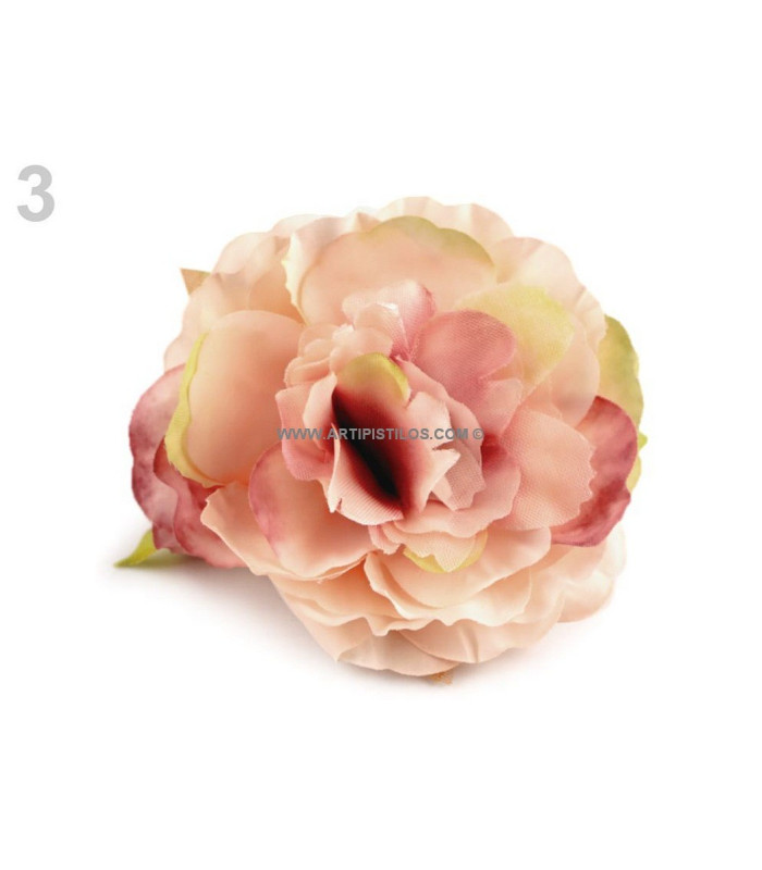 ROSA DE TELA 6,5 CM