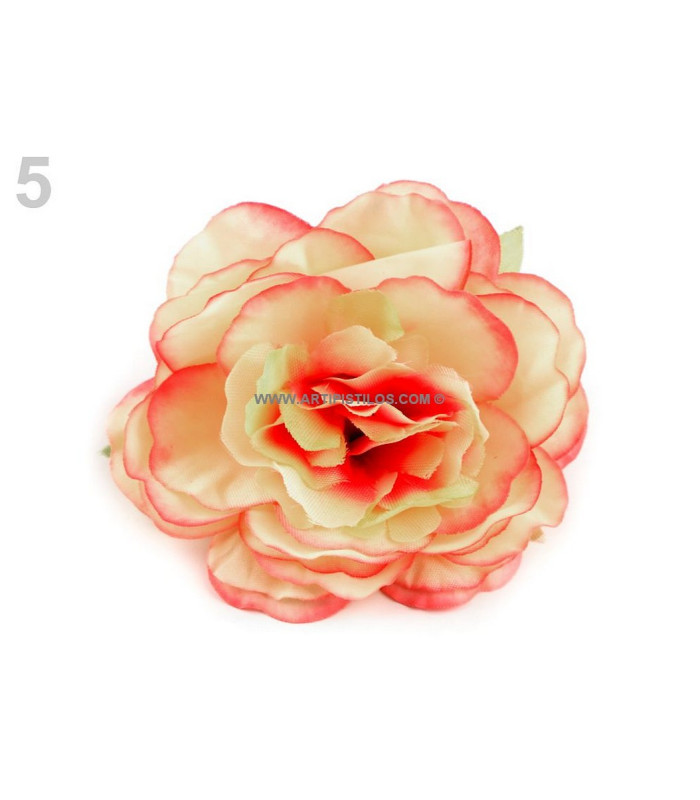 FABRIC ROSE 65 MM