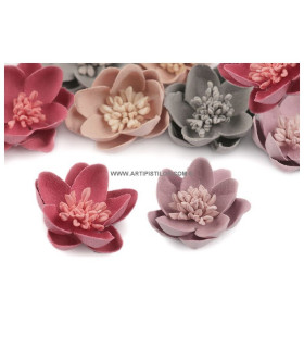 Miniflor de 3 cm de diâmetro