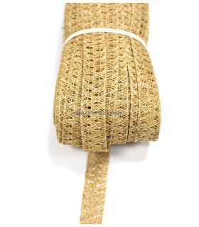 Cinta Fibras Vegetales 13 Mm X 1 Mt. Mostaza - sombreros de