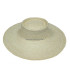 Natural straw braided hat "KHATARINA"