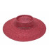 Natural straw braided hat "KHATARINA"