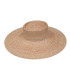 Natural straw braided hat "KHATARINA"