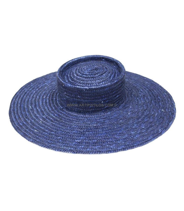 Natural straw braided hat "KHATARINA"