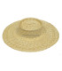 Natural straw braided hat "KHATARINA"