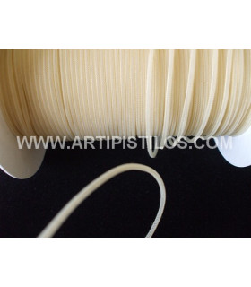 Crin Tubular 2 Mm. Champagne 1 Metro De Largo X 2 Mm. De Ancho - tocados para