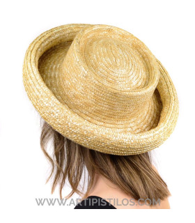 Natural straw hat "MARSEILLE"