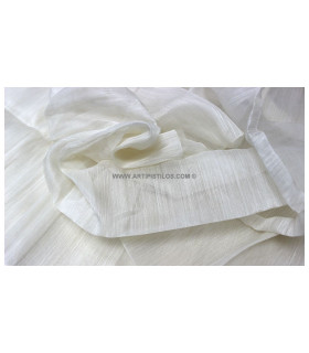 Pineapple Fiber Fabric 75 Cm X 50 Cm Offwhite - transparent