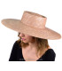 Natural straw braided hat "KHATARINA"