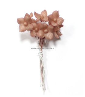 FLOR DE PORCELANA FRÍA 4 PÉTALOS