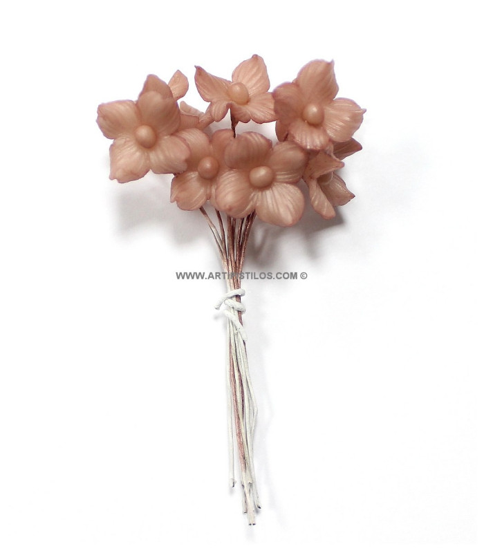 PORCELAIN FLOWER WITH 4 PETALS