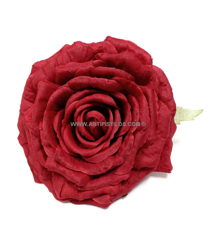 ROSA DE TEÇIDO 15 X 5 CMS.