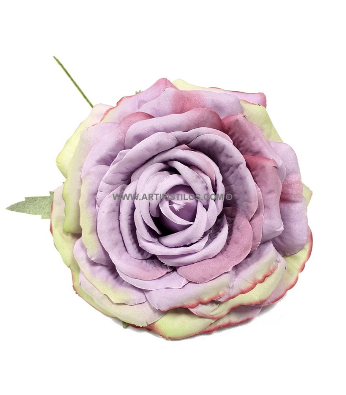 ROSA DE TEÇIDO 15 X 5 CMS.