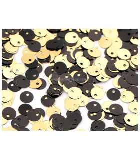 Reversible and shiny sequins 6 mm