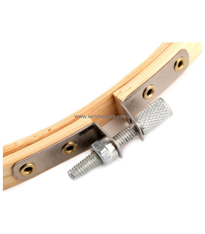 BASTIDOR BAMBÚ PARA BORDAR 22 CM DIAMETRO