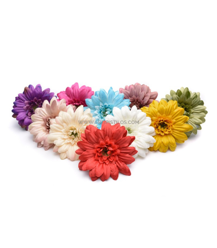 FABRIC DAISY 6.5 CM Fabric Flower Materials for headdresses
