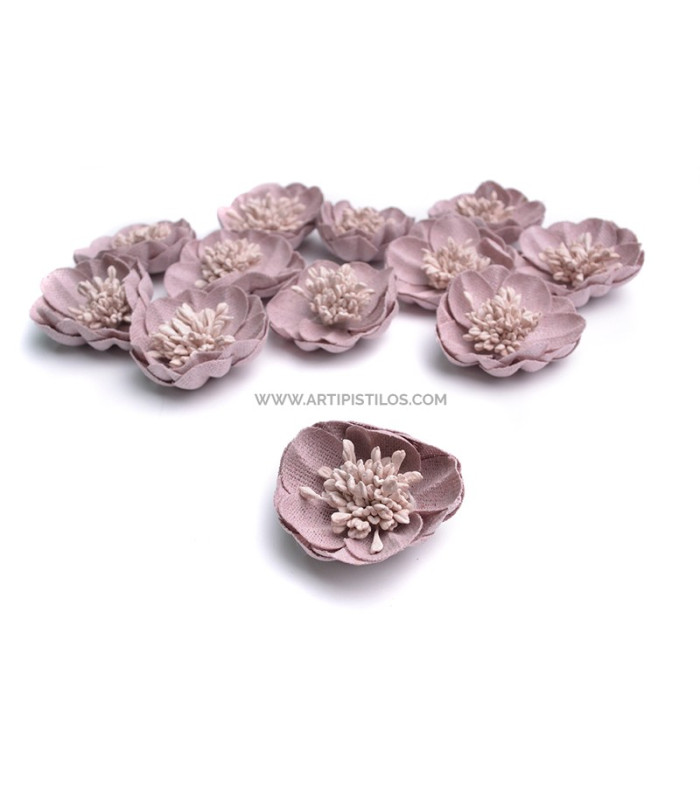 FAUXLEATHER FLOWER "LOTUS"