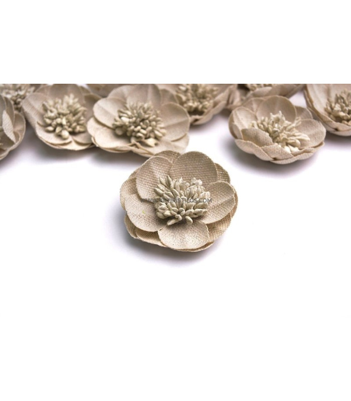 FAUXLEATHER FLOWER "LOTUS"