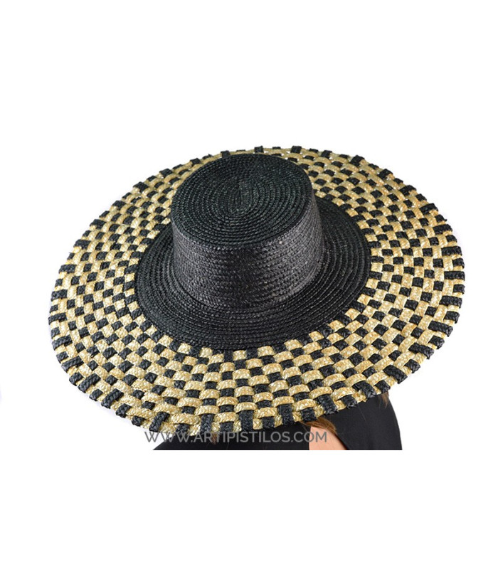 Straw braided natural hat "LOVELACE"