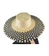 Straw braided natural hat "CURIE"